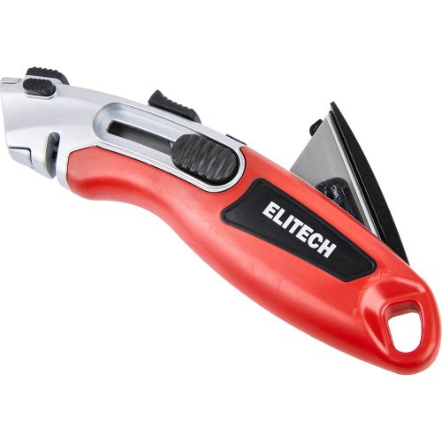 Нож строительный ELITECH с трапециевидным лезвием   410601