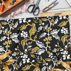 Ткань оксфорд 600 барбарис золотисто-белый