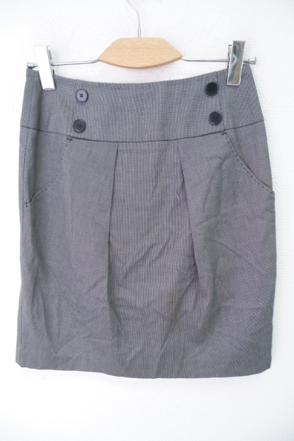 Юбка Max&Co серая с пуговицами 42 размер
