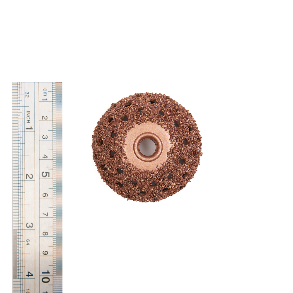 NS05-6424 Полусфера шероховальная, Ø55x25мм, AH 3/8"-24 thread, 24 Grit