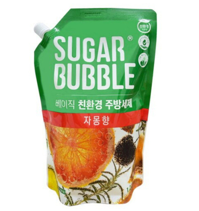 Эко-средство для мытья посуды SugarBubble с ароматом грейпфрута 1200 мл, мягкая упаковка