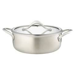 Кастрюля с крышкой 3ply etalon, D24 см, 4 л