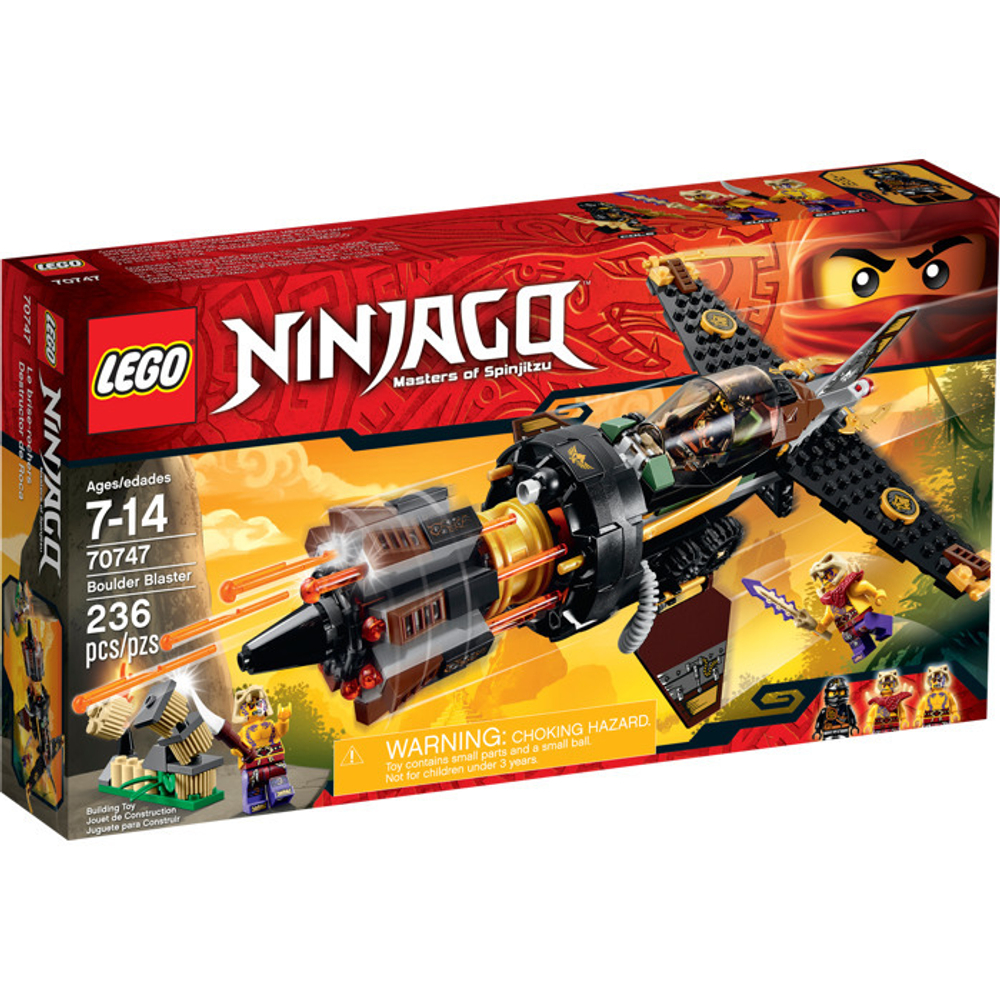 LEGO Ninjago: Скорострельный истребитель Коула 70747 — Boulder Blaster — Лего Ниндзяго