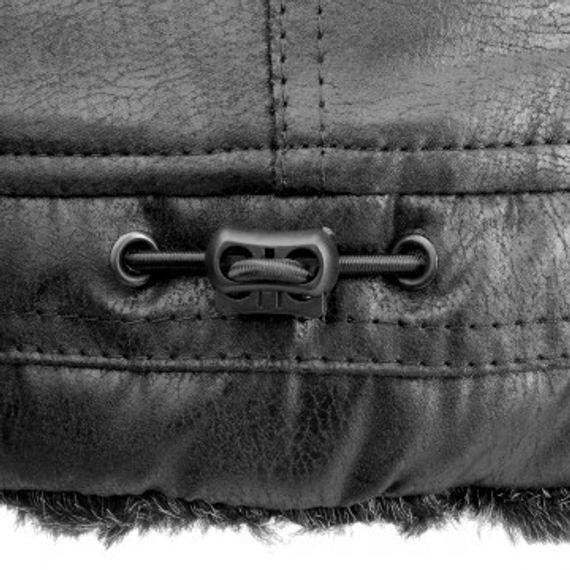 Ушанка Helios Angara Мех Меланж/Крэк Лайт цвет черный размер XL