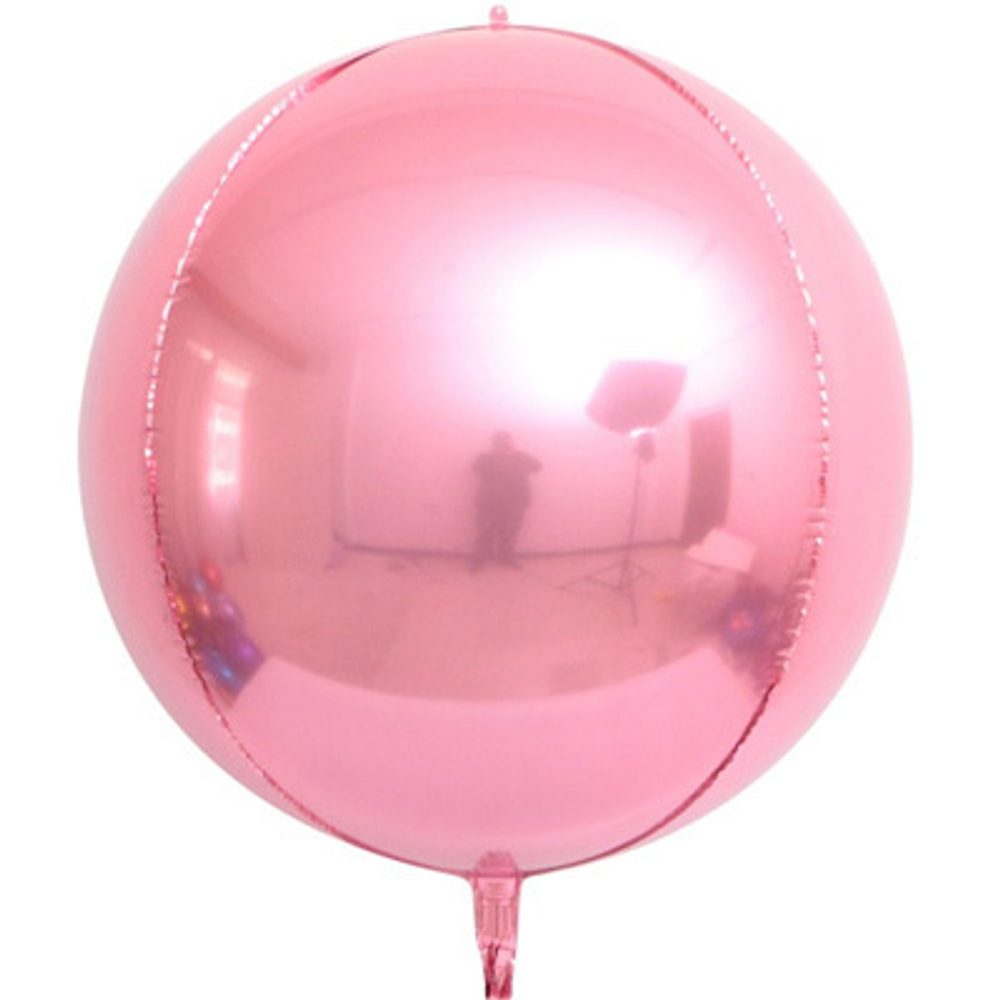 К Сфера 3D Металлик Light Pink (Светло розовый) 32"/82см