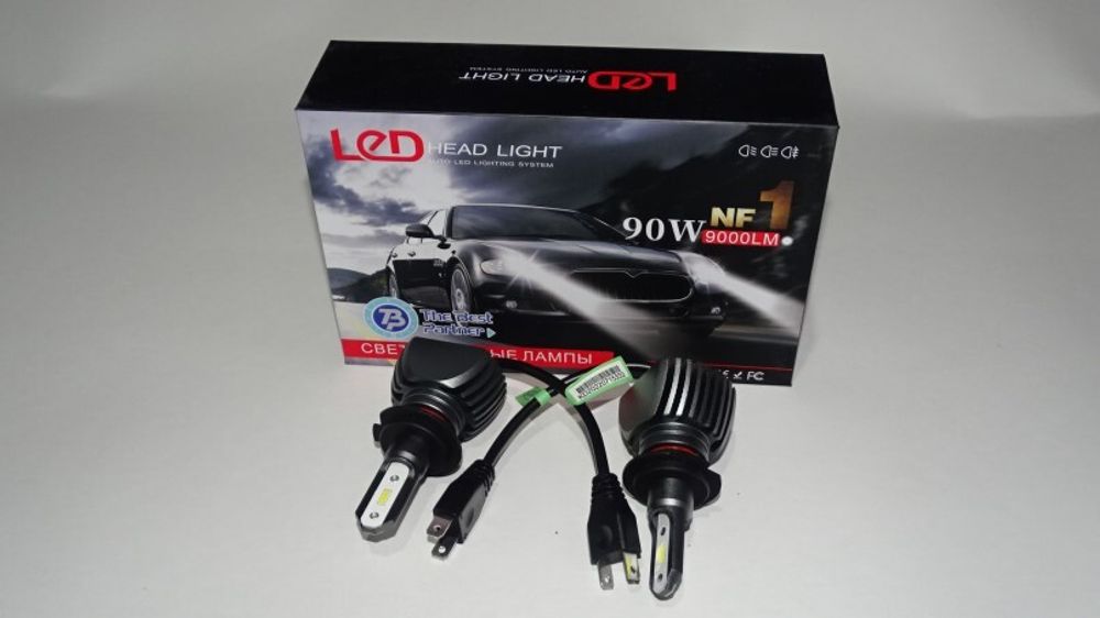 Лампа H7 12-24V LED 90W 9000LM 2 шт (TLT)