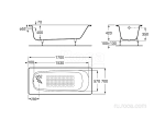 Ванна Roca Continental 21291100R 170х70