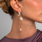 Серьги стрекозы