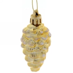 Ёлочные игрушки «Шишечки» 5,5см микс цветов (набор 4шт)