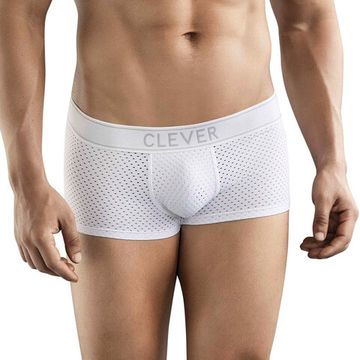 Мужские трусы хипсы белые Clever Moda AMBAR TRUNKS 176701