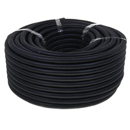 Труба гофрированная ПНД d 20 с зондом черный