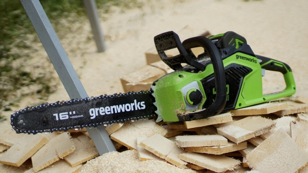 Пила цепная аккумуляторная GREENWORKS GD40CS18K4 40V, бесщеточная 2005807UB