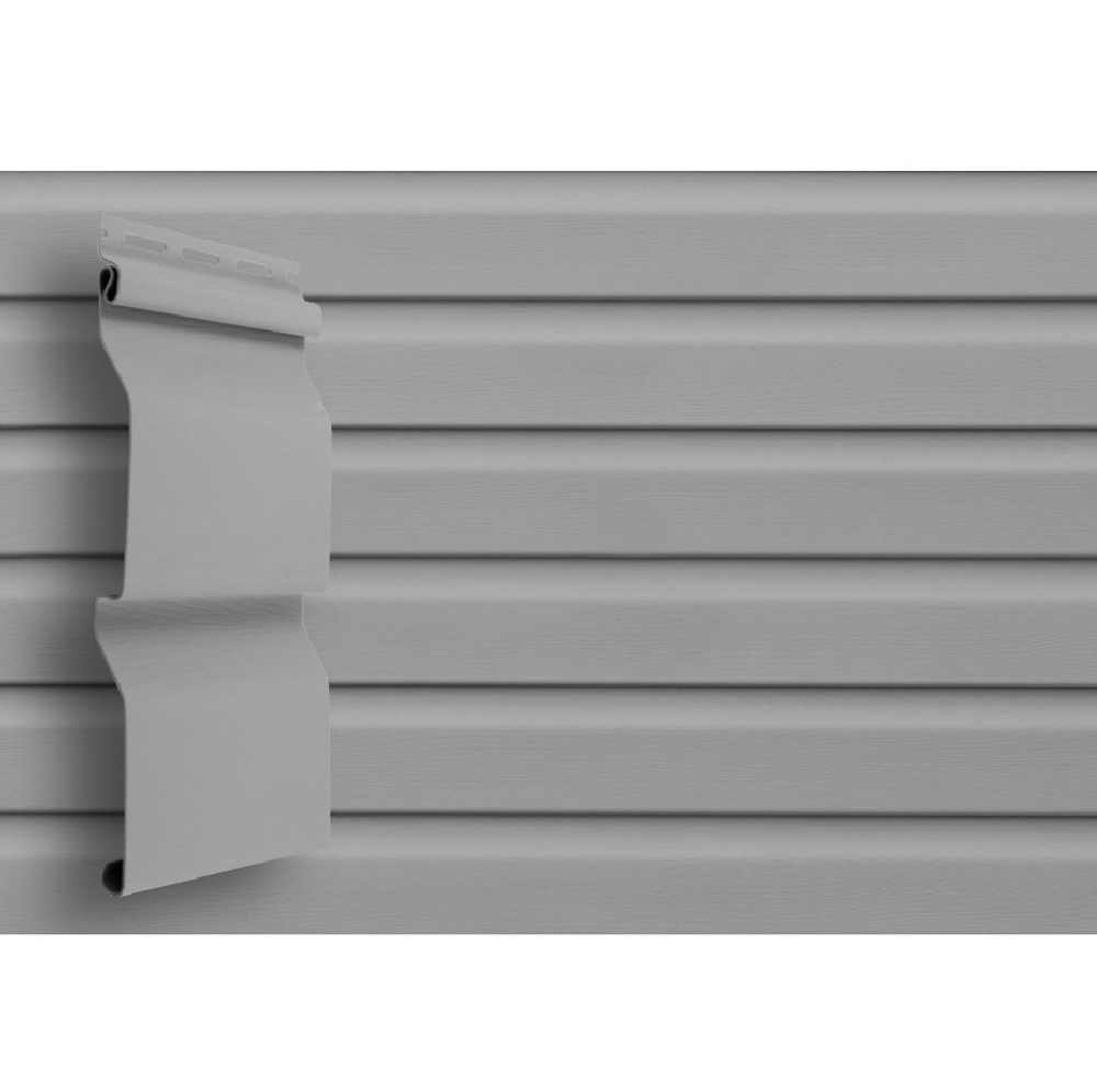 Сайдинг Grand Line Classic Корабельная доска D4 серый 3660 мм