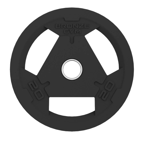 Диск олимпийский BRONZE GYM обрезиненный 20 кг