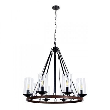 Люстра подвесная 8*Е14 A7014SP-8BK чёрный Dalim Arte Lamp