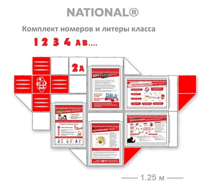 Классный уголок 1-4 кл Наш класс