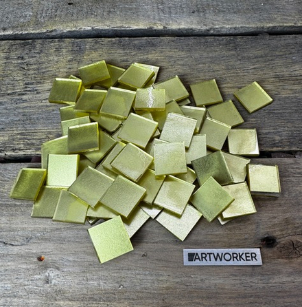 Золотая смальта на основе серебра 22х22 мм (8 гр) - 4 мм