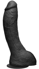 Черный фаллоимитатор-насадка The Perfect P-Spot Cock With Removable Vac-U-Lock Suction Cup - 22,9 см. (Цвет: черный)