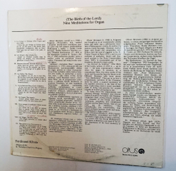 Винтажная виниловая пластинка LP Olivier Messiaen Ferdinand Klinda La Nativite Du Seigneur (Чехословакия 1975)