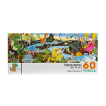 Пазл 60эл. панорамный "Планета динозавров"