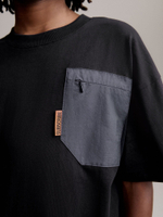 Футболка и брюки карго в комплекте для мальчика Next B84-555, Черный, Хаки