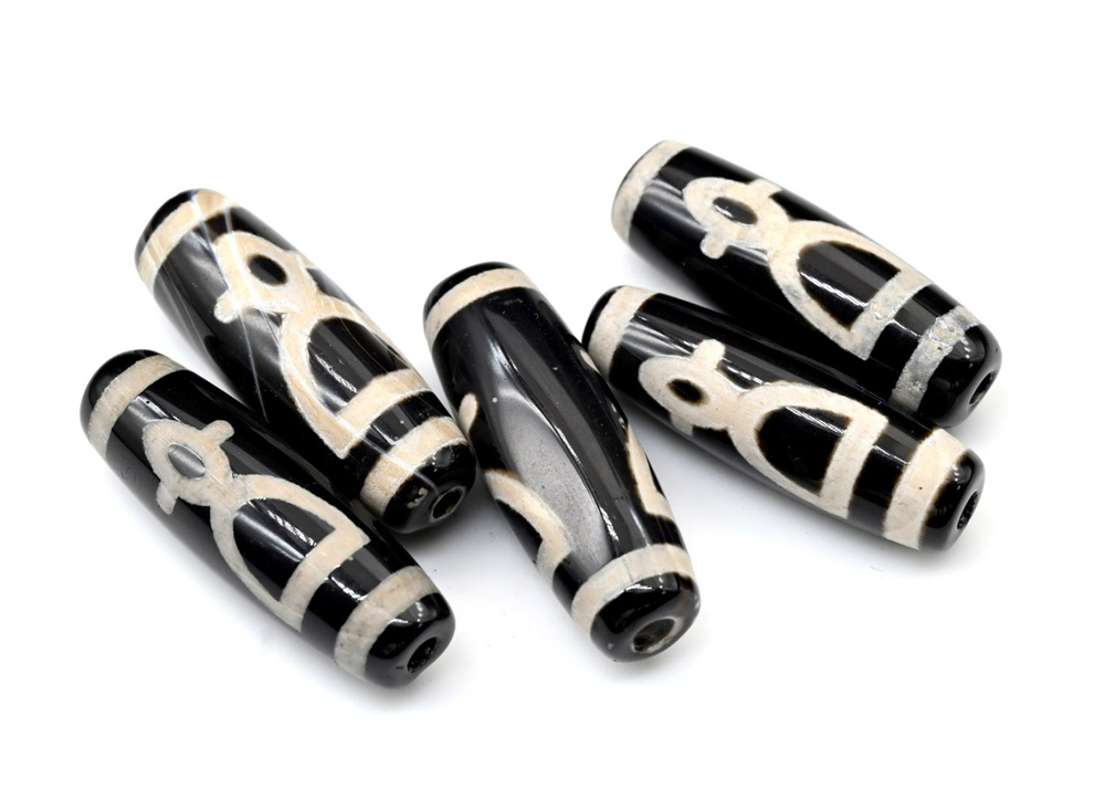 дзи-кч ДЗИ "Кубера" черный 30*10мм