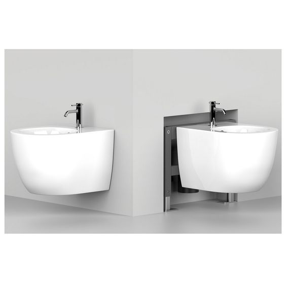 Биде ABBER Bequem AC1150MW подвесное белое матовое