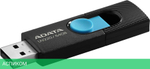 USB Flash-накопитель A-Data UV220 64GB черный/синий (AUV220-64G-RBKBL)