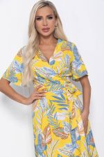 Платье Мода люкс (желтое) П10882 LT Collection
