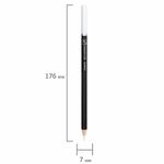 Карандаши художественные белые, НАБОР 12 шт. BRAUBERG ART CLASSIC, МЯГКИЙ грифель 3,3 мм, 181896