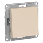 ATLASDESIGN 1-клавишный ПЕРЕКЛЮЧАТЕЛЬ, сх.6, 10АХ, механизм, БЕЖЕВЫЙ