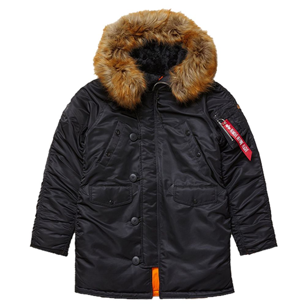 Парка Alpha Industries N-3B W Black