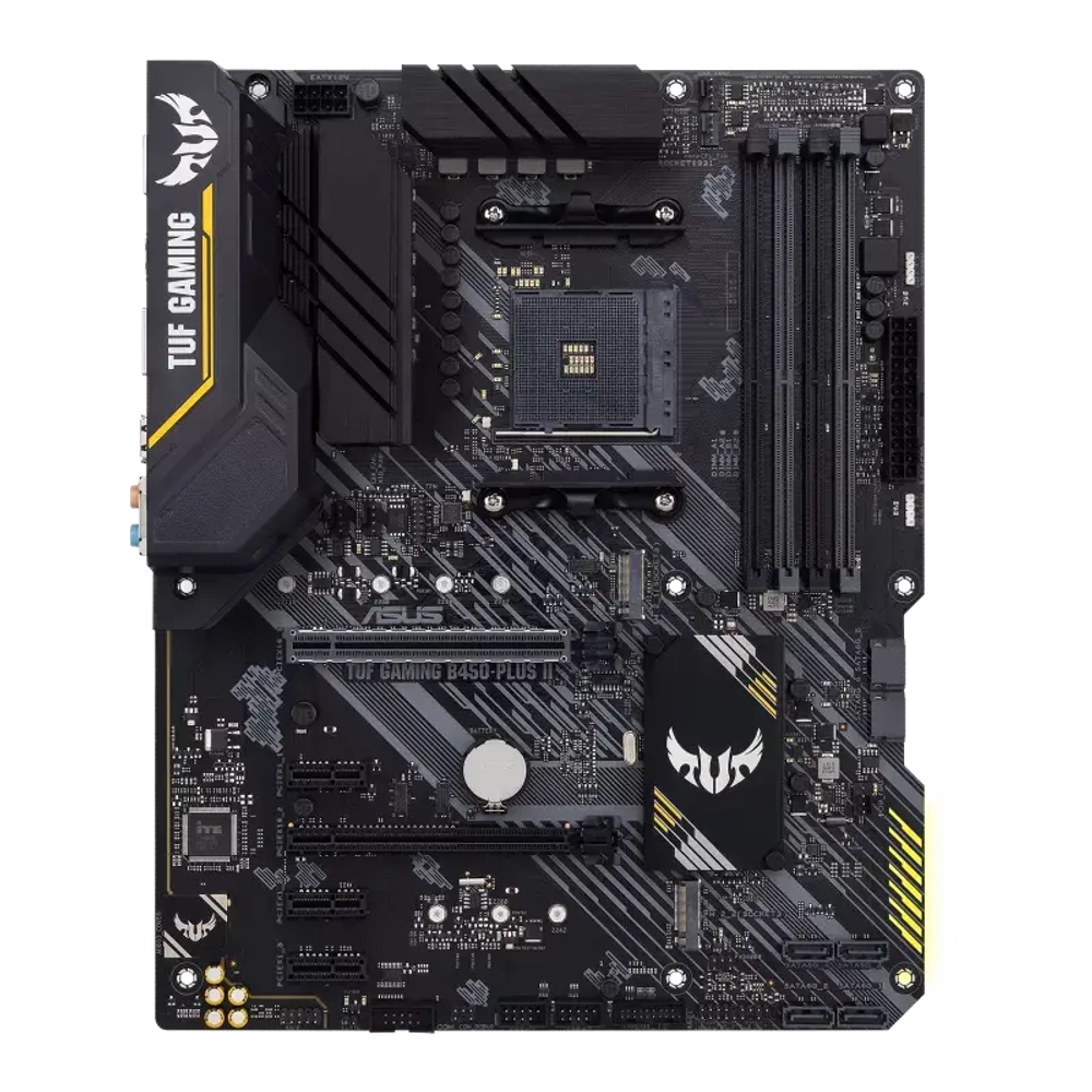 Материнская плата ASUS TUF GAMING B450-PLUS II AMD B450 AM4 4xDDR4 4xSATA3 1xM.2 RAID HDMI DP ATX