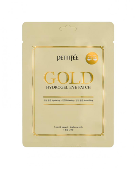 Гидрогелевые патчи для глаз ЗОЛОТО [PETITFEE]  Gold Hydrogel Eye Patch, 2 шт (1 пара)