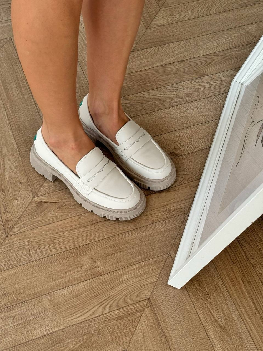 Лоферы из натуральной кожи