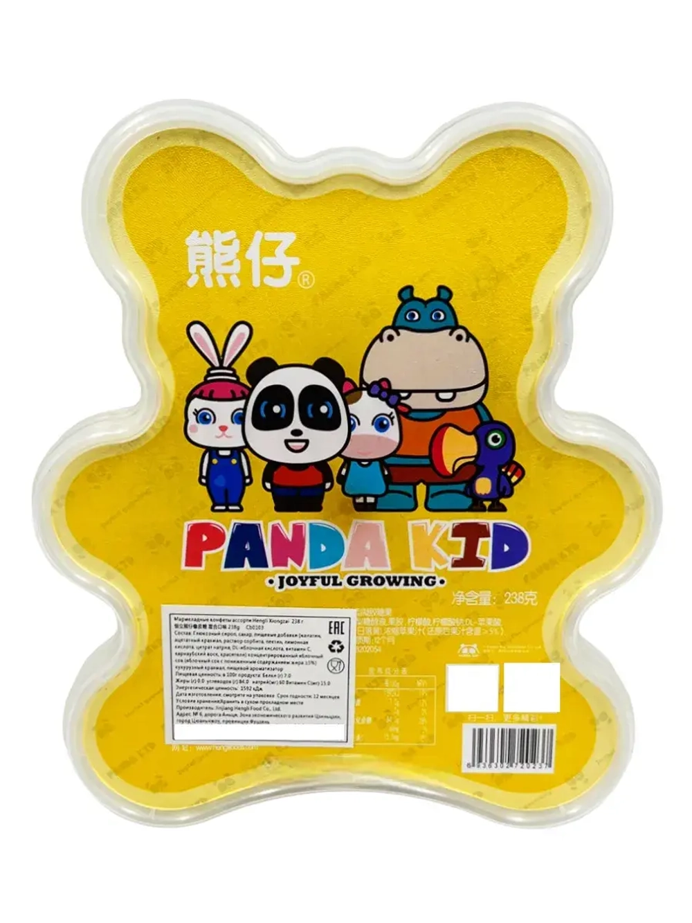 Мармеладные мишки Panda Kid фруктовое ассорти 238 г