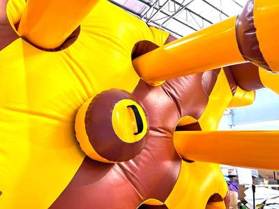 Надувной модуль препятствий «Засада 3»