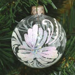 Стеклянный шар Мечта 85 мм, в подарочной упаковке, Батик (КУ-85-1255)