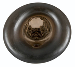 Насадка на пенис Rebel smoke с рёбрышками и отверстием под мошонку (Цвет: дымчатый)