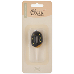 Свечи-цифры «Пончик с шоколадной глазурью» 7 см, 1 шт.