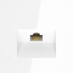 Розетка Ethernet RJ-45 без рамки Voltum S70 VLS060101