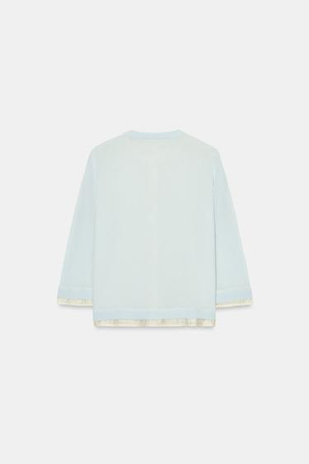 КОНТРАСТНАЯ ВЯЗАННАЯ КУРТКА - ZARA