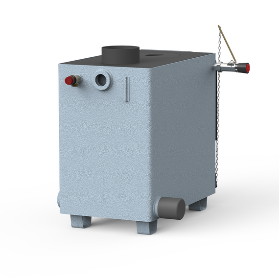 Котел твердотопливный Каракан 8ТПЭ 3