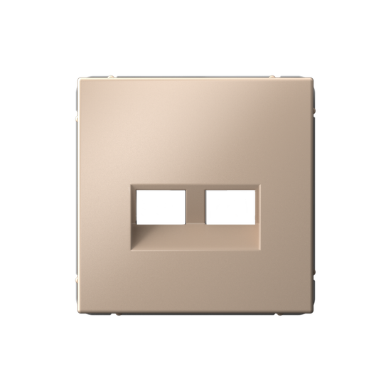 Накладка двойная ArtGallery для информационных функций типа Keystone песочн. SE GAL001290