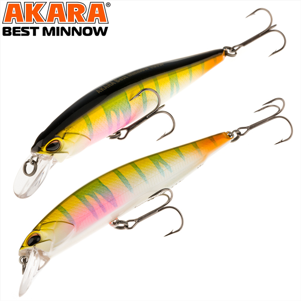 Воблер Akara Best Minnow 100SP 15 гр. (9/17 oz 3,9 in) A210