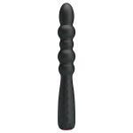 Черный гнущийся анальный вибратор 18,5см Mr.Play Vibrating Anal Plug BI-014758-1-MR