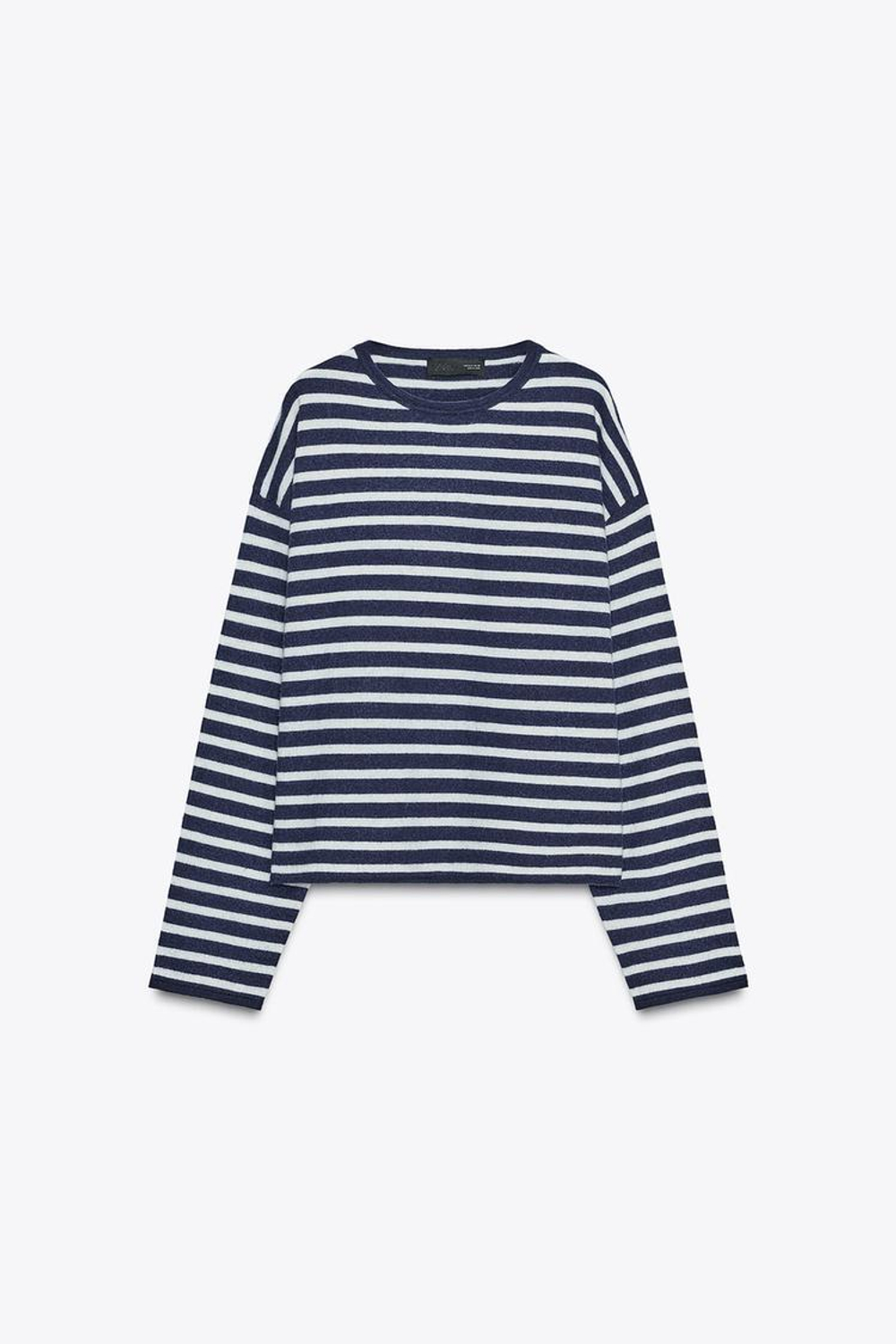 ZARA СВИТЕР В ПОЛОСКУ ИЗ 100% ШЕРСТИ, ПОЛОСКИ