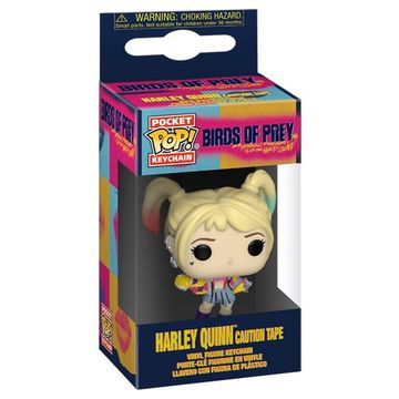 Брелок Funko Pocket POP! Keychain: Birds of Prey: Harley Quinn (Caution Tape) 44380-PDQ