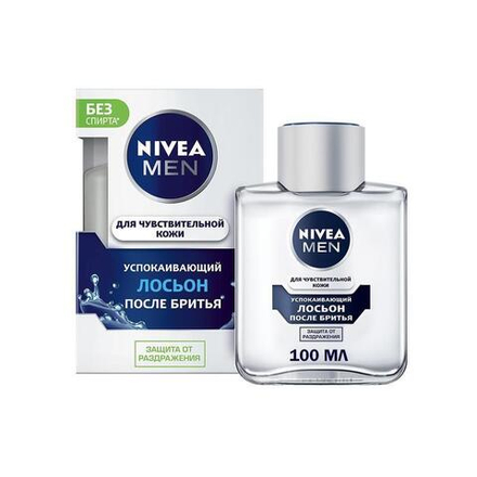 Nivea 100 мл лосьон после бритья муж успокаивающ. д/чувст.кожи