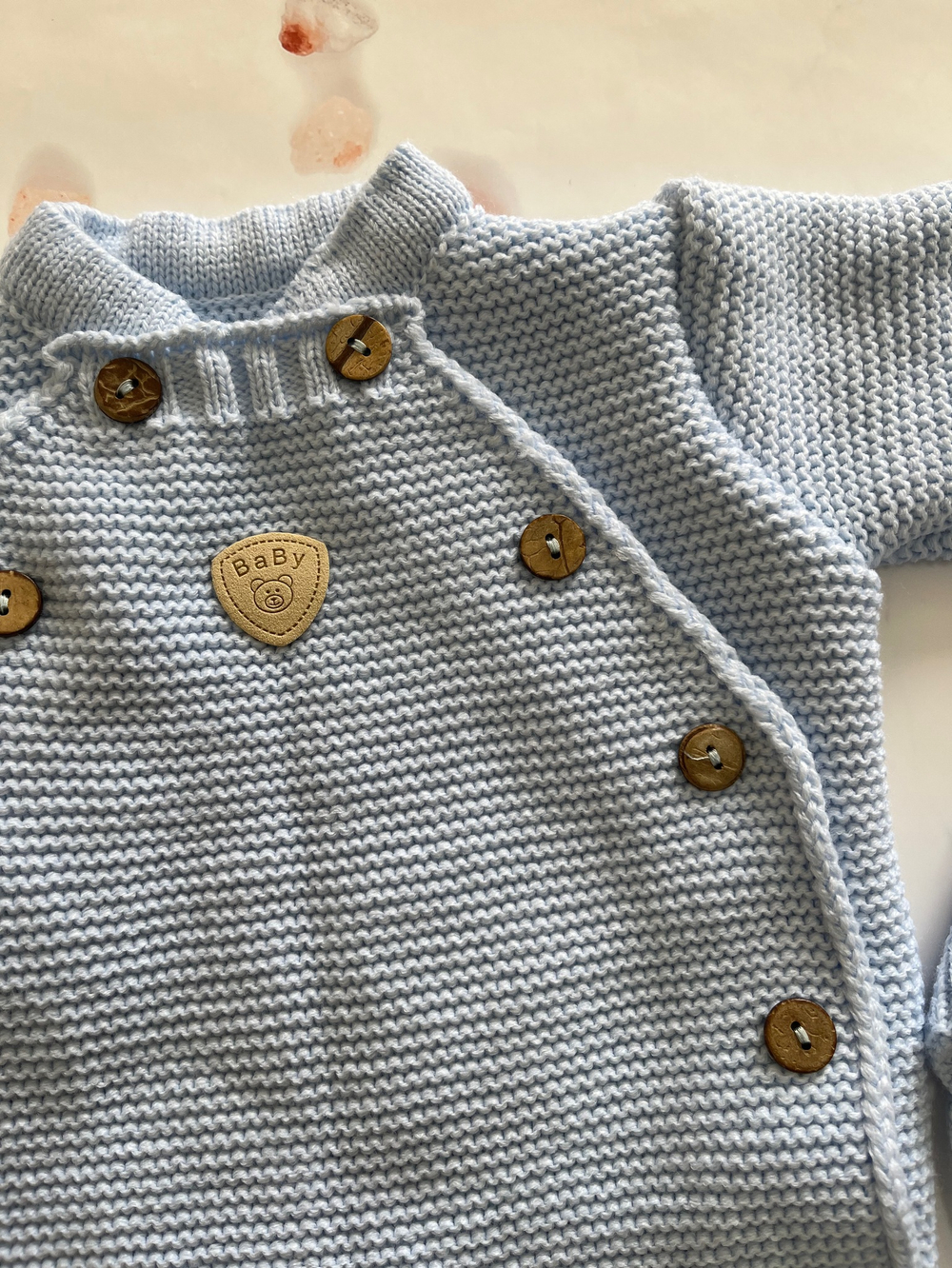 Костюм вязаный на выписку "АйШах - Baby" (Комбинезон + Шапка) (Цвет: Розовый)